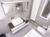 Extravagante moderne Maisonette Wohnung in zentraler Lage mit zwei Stellplätzen - Badezimmer