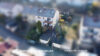 Zweifamilienhaus mit Einzimmer-Wohnung im Dachgeschoss und 2 Garagen in Schonungen - Lufbild