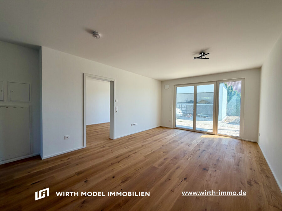 Barrierefreie Zwei-Zimmer-Neubau-Wohnung in Niederwerrn | Erdgeschoss - Photo 3