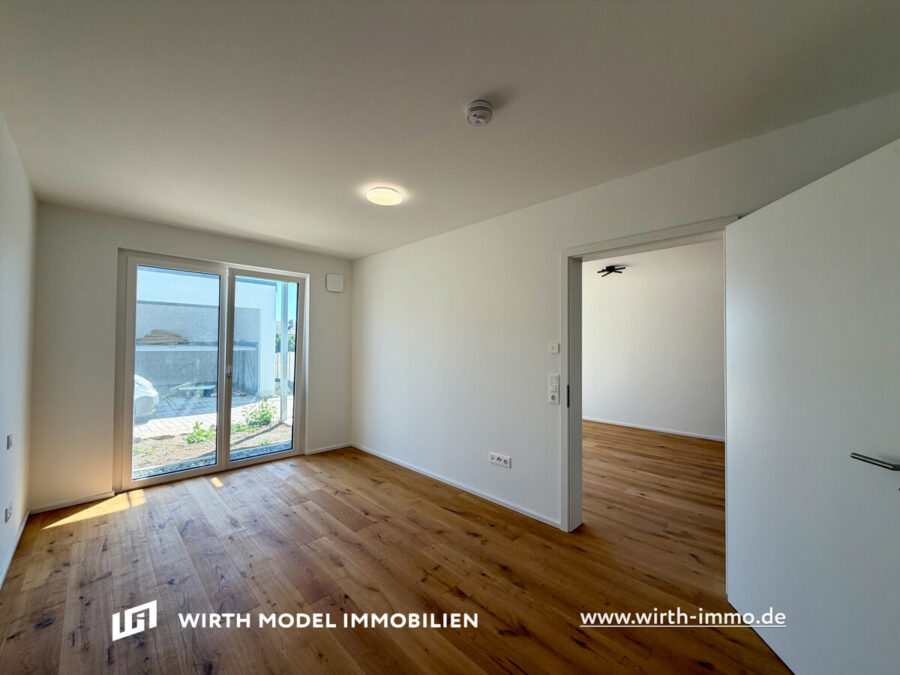 Barrierefreie Zwei-Zimmer-Neubau-Wohnung in Niederwerrn | Erdgeschoss - Photo 1
