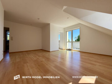 Gemütliche 3-Zimmer-Dachgeschosswohnung mit Balkon und Carport-Stellplatz | Schweinfurt-Hainig, 97424 Schweinfurt, Wohnung