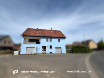 Immobilie mit zwei Garagen auf großem Grundstück | Reichmannshausen, 97453 Schonungen / Reichmannshausen, Haus