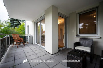 Reserviert: Energie A | Barrierefreie Drei-Zimmer-Wohnung mit Balkon, Garage und zwei Stellplätzen, 97456 Dittelbrunn, Etagenwohnung