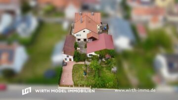 Wohnanwesen mit Vorder- und Hinterhaus, Werkstatthalle, Doppelgarage und Garten, 97505 Geldersheim, Haus